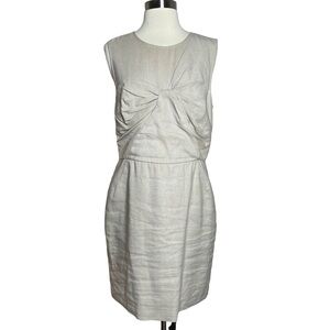 3.1 Phillip Lim Linen Bow Front Sleeveless Dress